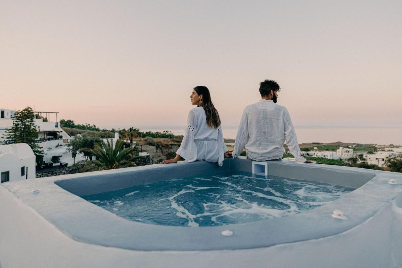 Sando Traditional Cave Villas With Jacuzzi And Sea View Vourvoúlos Eksteriør billede