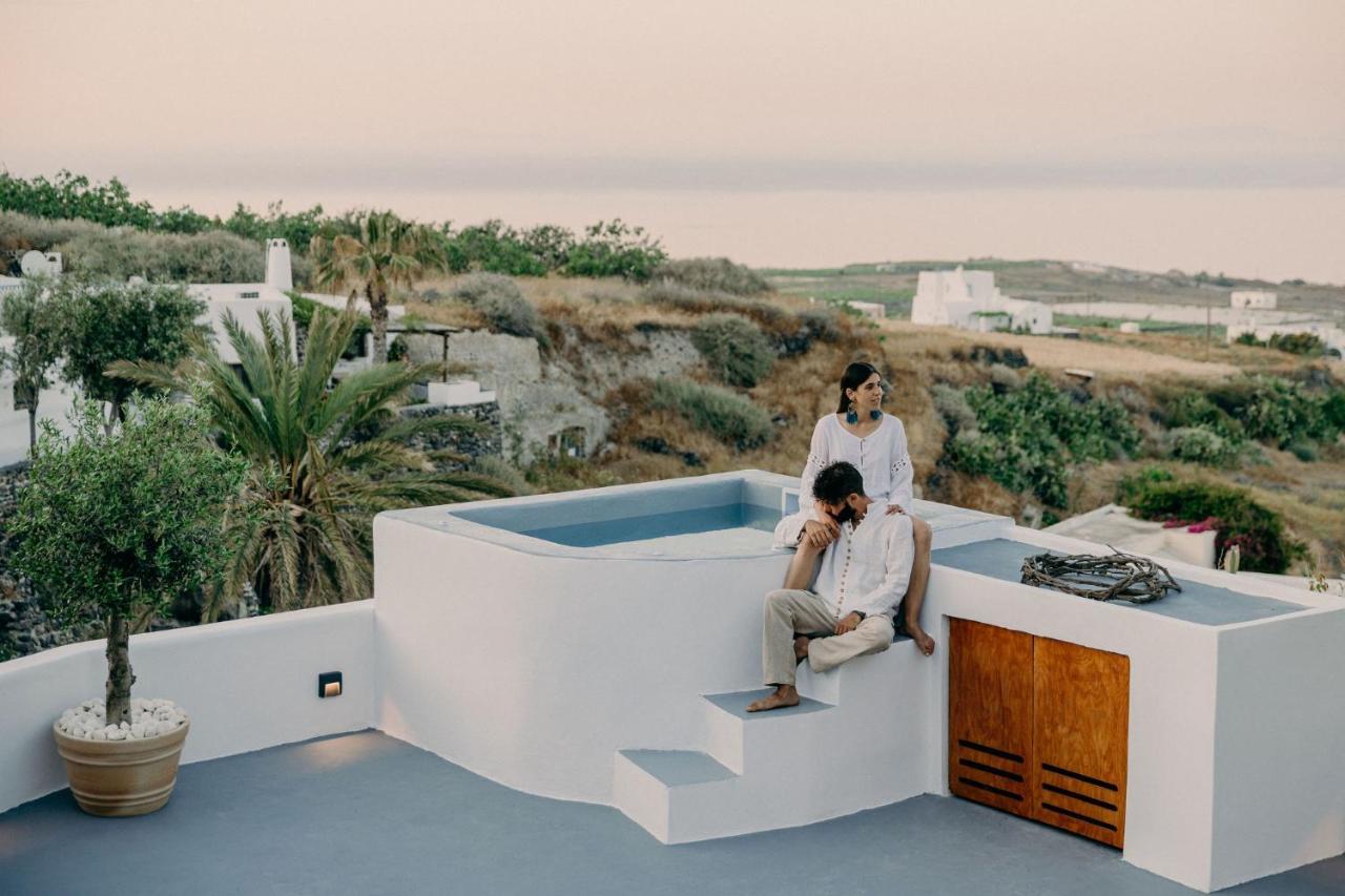 Sando Traditional Cave Villas With Jacuzzi And Sea View Vourvoúlos Eksteriør billede