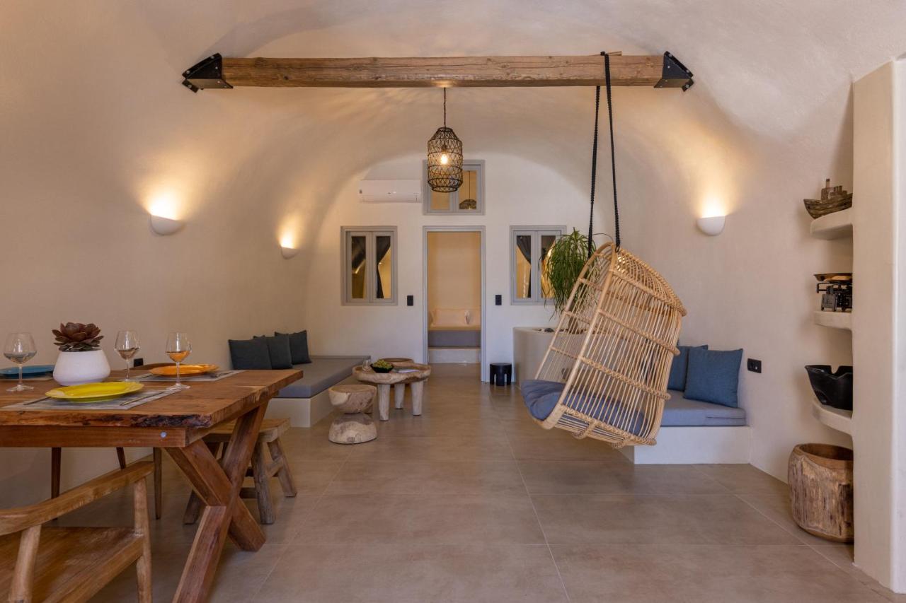 Sando Traditional Cave Villas With Jacuzzi And Sea View Vourvoúlos Eksteriør billede